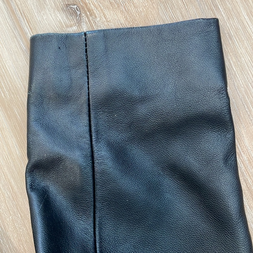 Style & Co black leather jacket - Picture 8 of 16